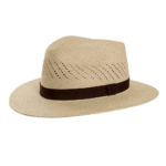 Horse Riding Fedora Hat With Brown Strip