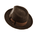 Lightweight Soft Straw Fedora Hat - Image 4