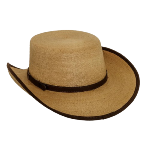 Brown Mexican Palm Fedora Hat