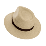 Horse Riding Fedora Hat With Brown Strip - Image 3