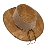 Traveling Brown Straw Sun Hat - Image 3